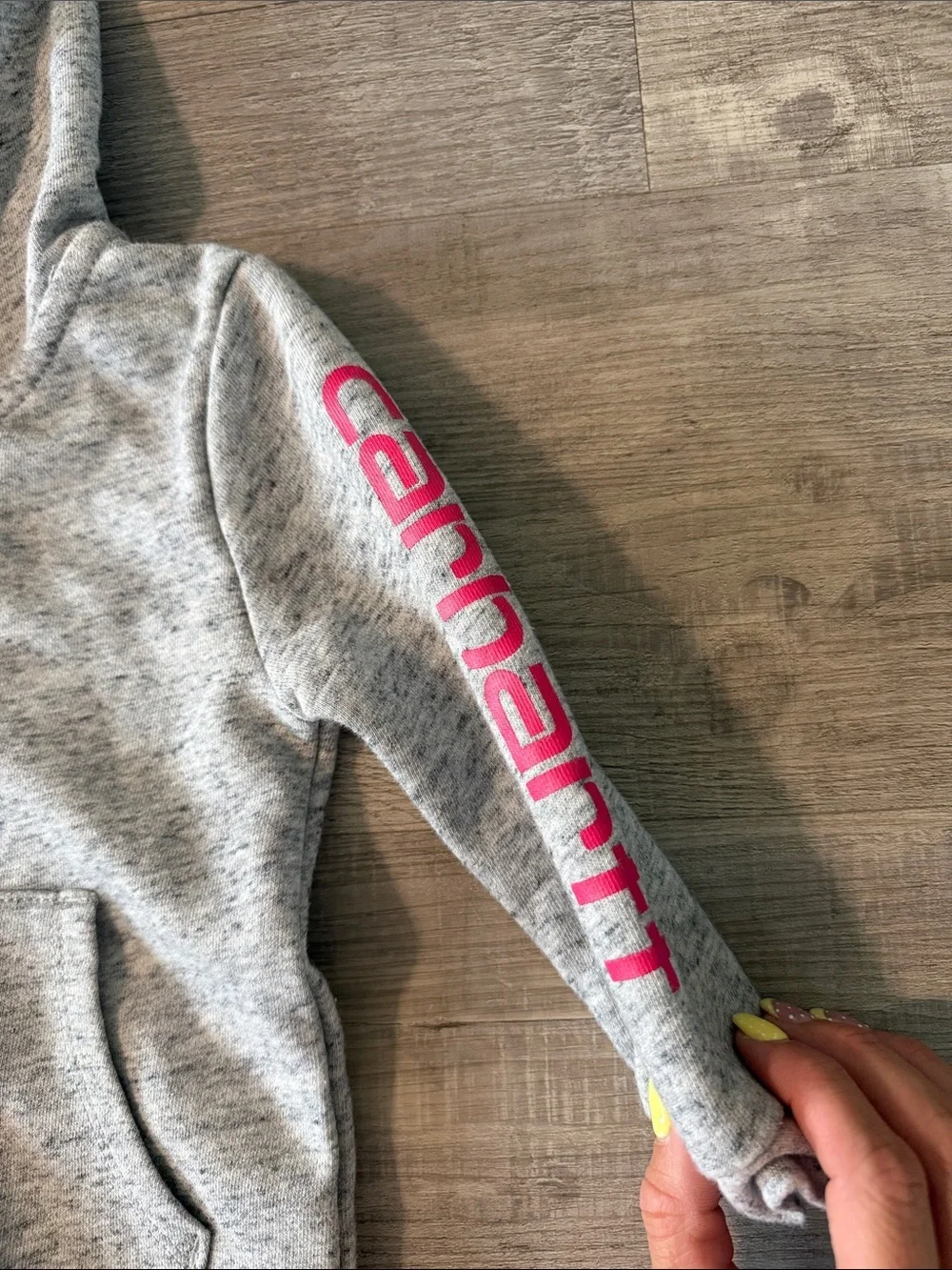 Carhartt Kids Heather Gray Hooded One-Piece